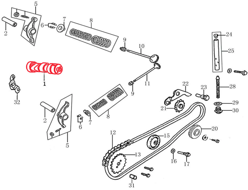 CAMSHAFT PARTS