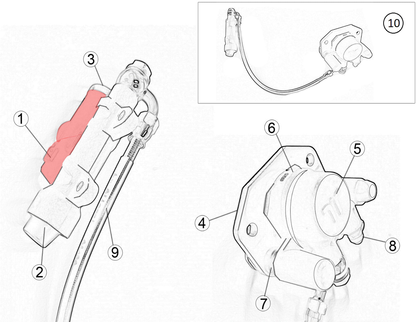 REAR MASTER CYLINDER (Ø9,5)