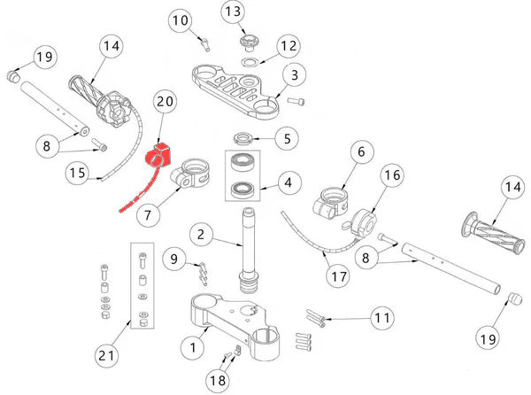 STARTING HANDLEBAR SWITCH