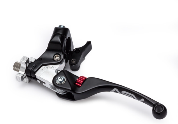 ASV - F4 Series Clutch Lever w/ Hot Start Standard, Black TWU-S UQA-S