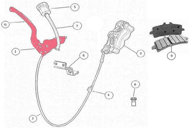RCS14 Front Brake Master (GP-7)