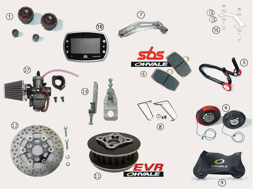 Reverse gear lever Kit - EVO Frame