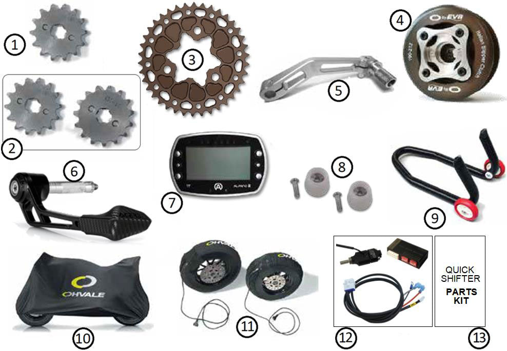 Sprocket hard anodising Ergal Z30