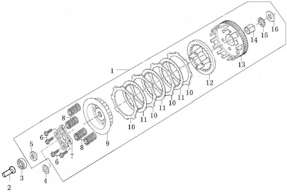SET OUTER FRICTION DISK A