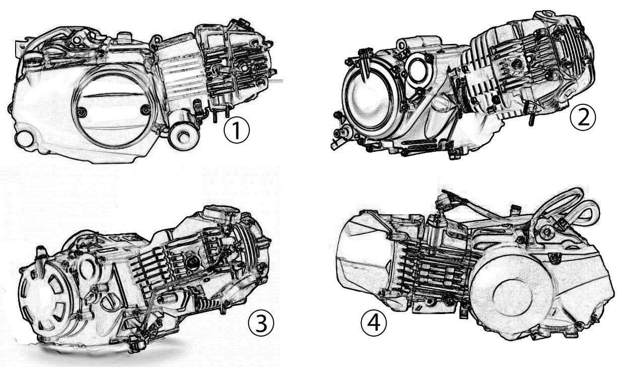 Engine ZS 110 4S - sealed OHVALE