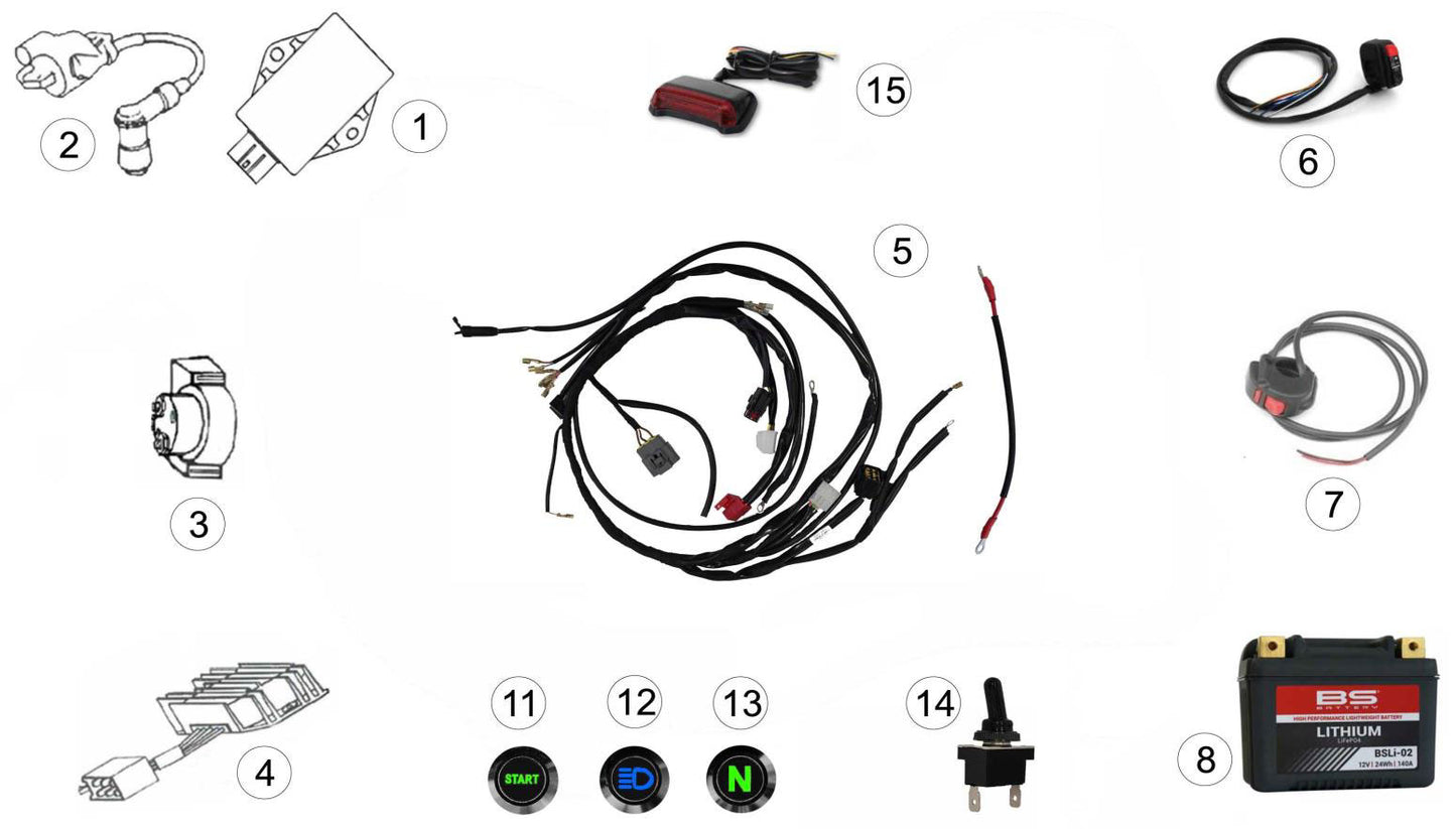 ELECTRIC COMPL. CABLE RS 250 SP