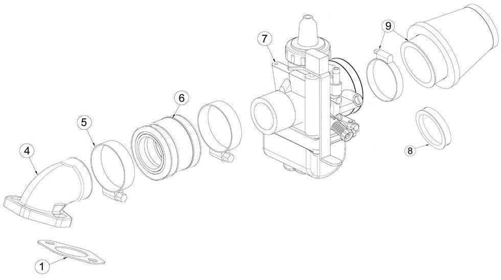 Inlet pipe 110 4S EVO