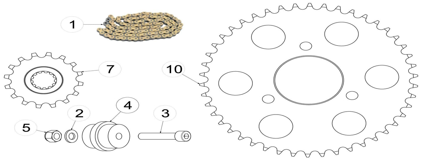 INNER SPACER, ROLLER CHAIN TENSIONER