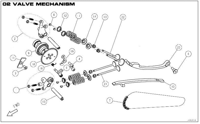 SPROCKET, CAMSHAFT DRIVEN