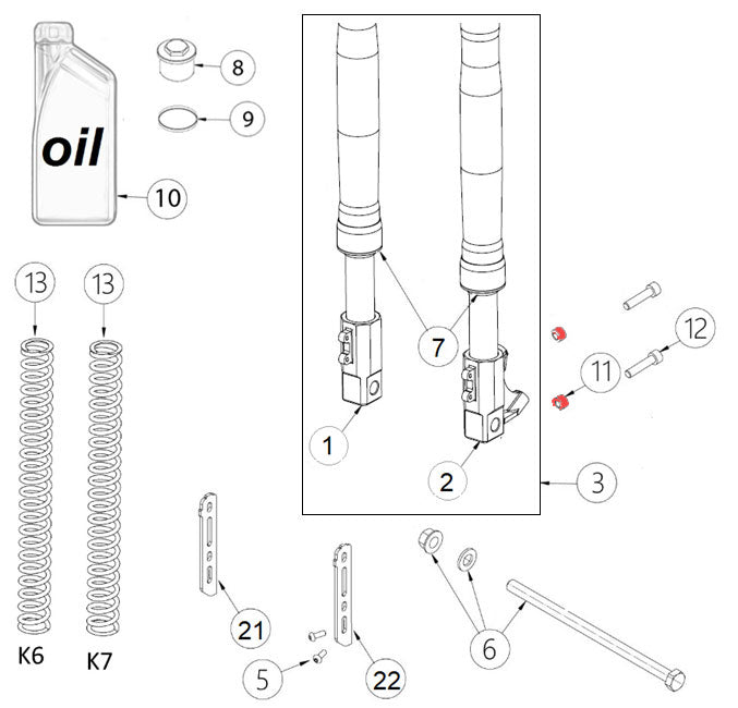 190mm disc caliper spacer