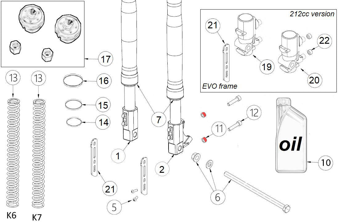 190mm disc caliper spacer