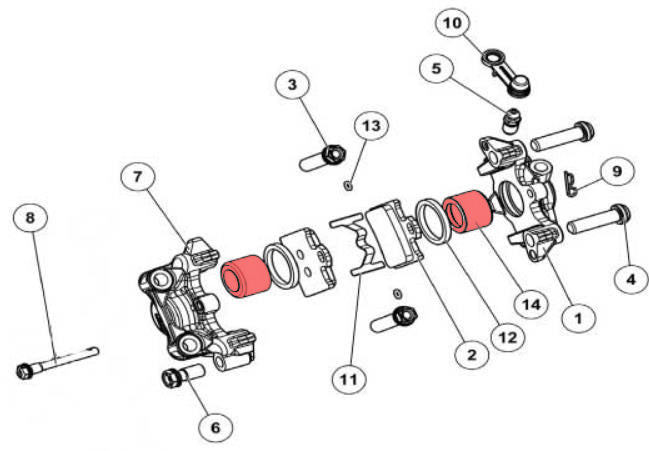 Kit pistons