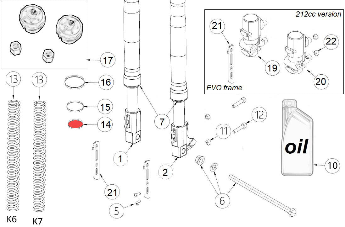 OR 2075 Viton - preload kit