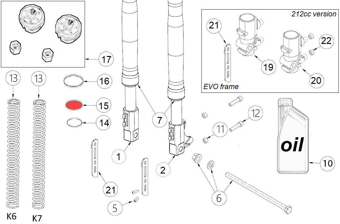 OR 2105 Viton - preload kit