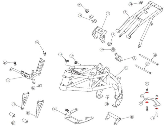 M8 wide band washer