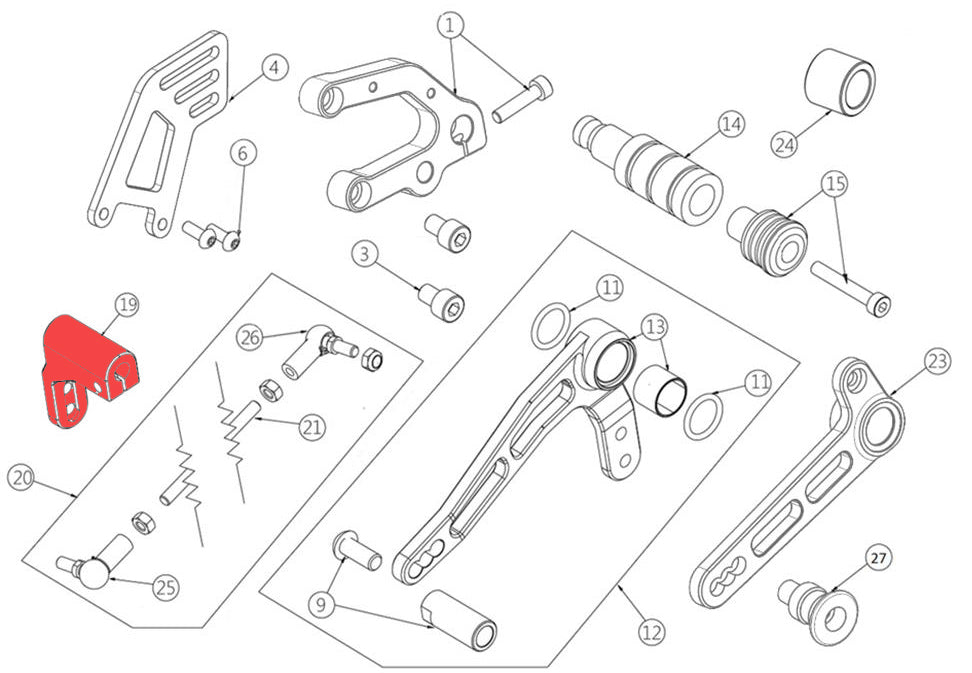 Gearshift arm