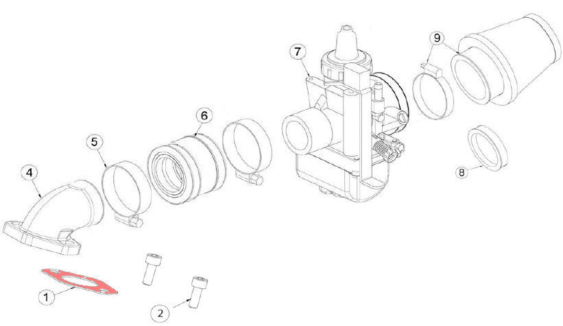 Carburetor DELL'ORTO PHBL 24