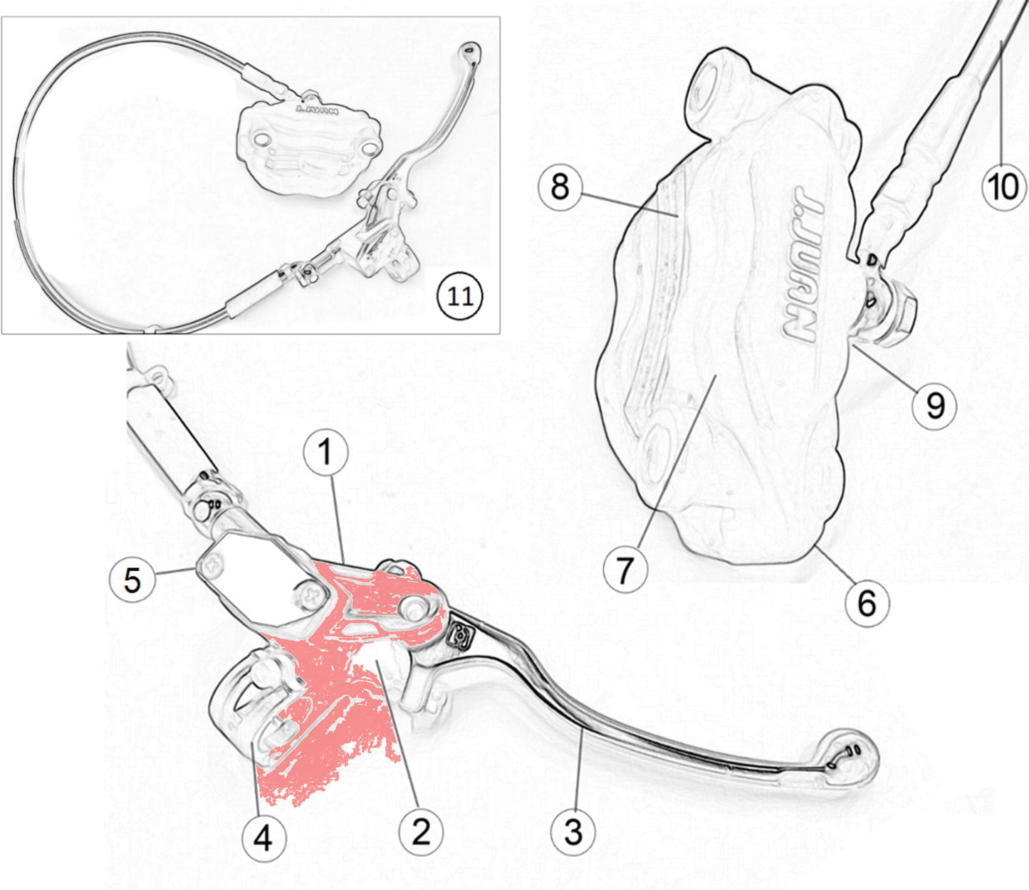 FRONT MASTER CYLINDER (Ø11)