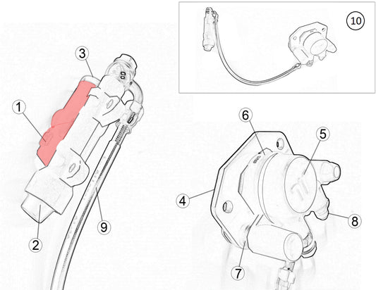 REAR MASTER CYLINDER (Ø9,5)