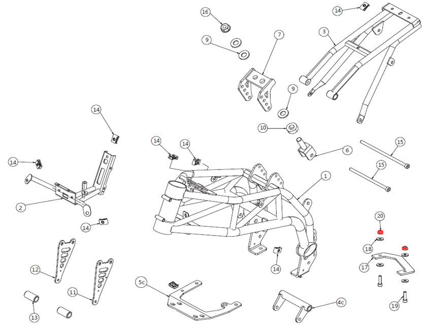 M8 high fix bolt