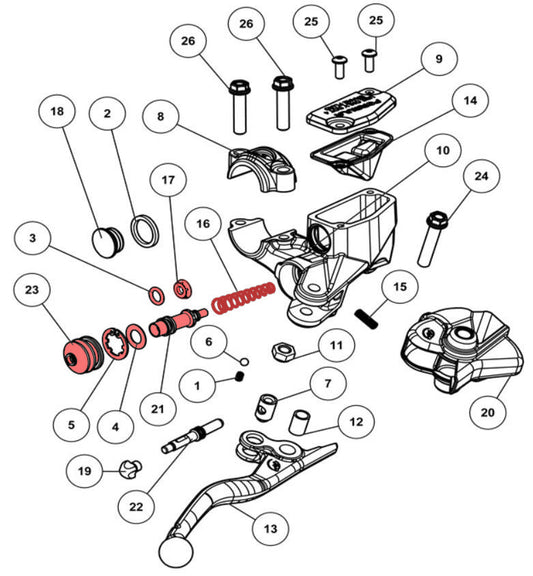 Kit piston RH