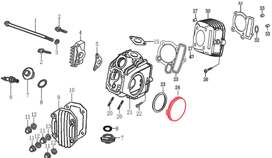 LEFT COVER CYLINDER HEAD