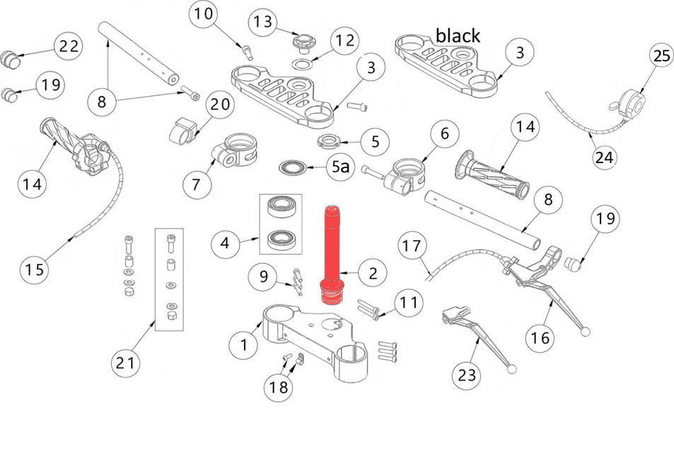 Steering head