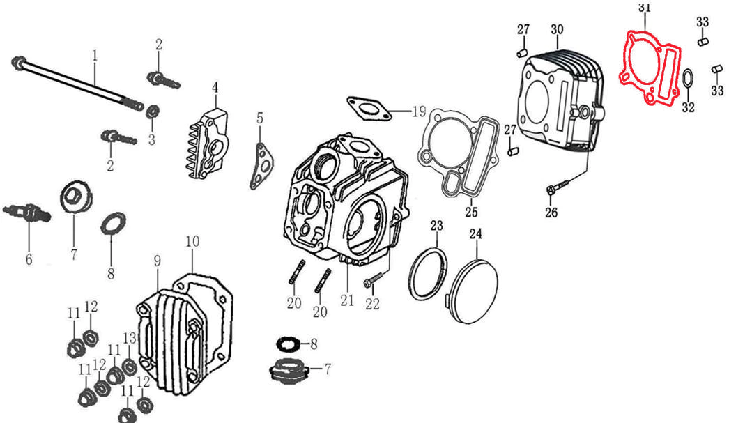 GASKET, CYLINDER BLOCK