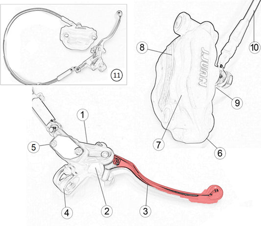 FRONT MC LEVER KIT from 2022