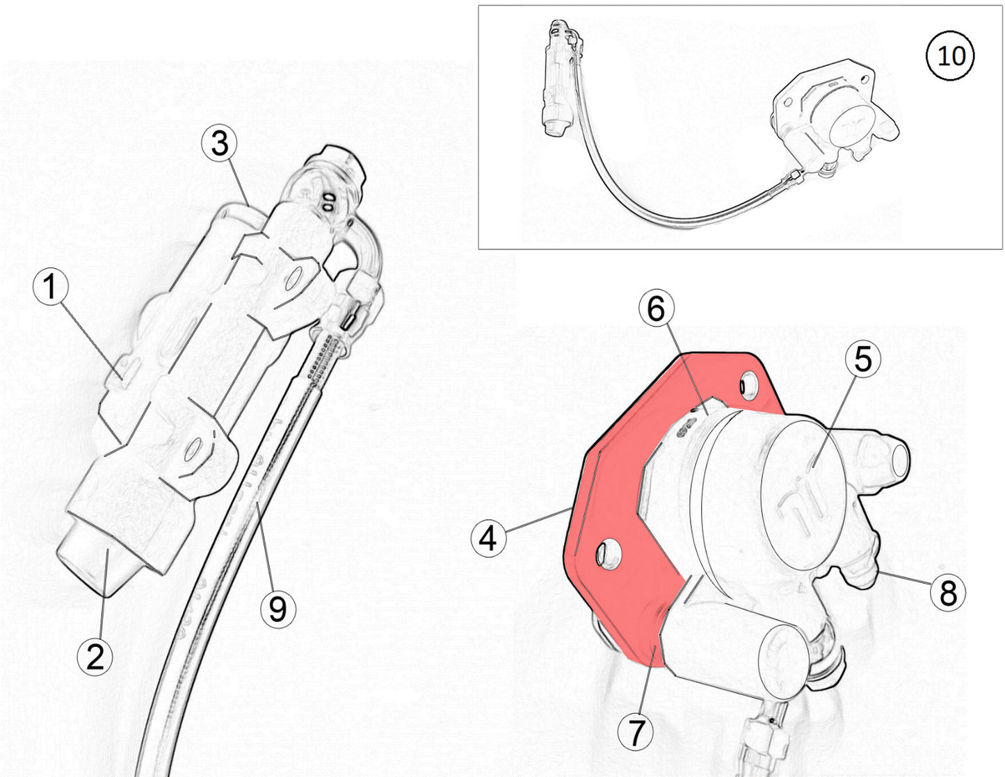 REAR CALIPER GP-2