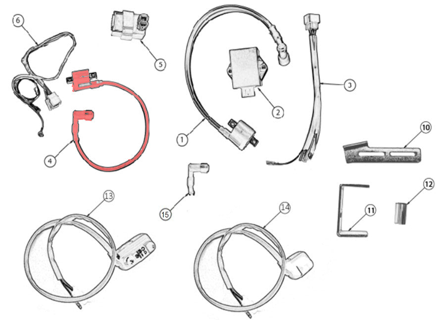 Ignition coil - model 190 Daytona