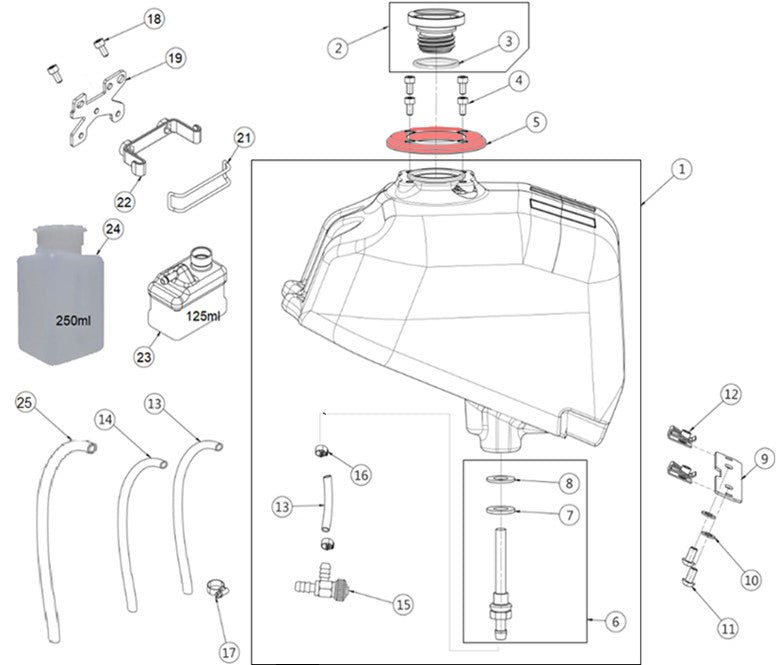 FIXING RING, FUEL TANK