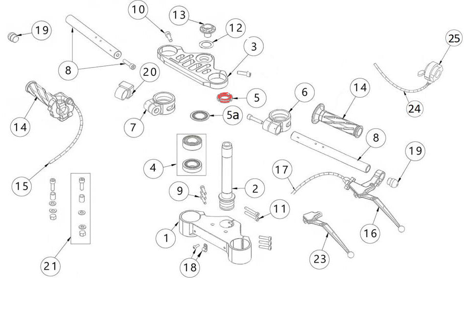 Ring nut, fixing - 110/160 EVO