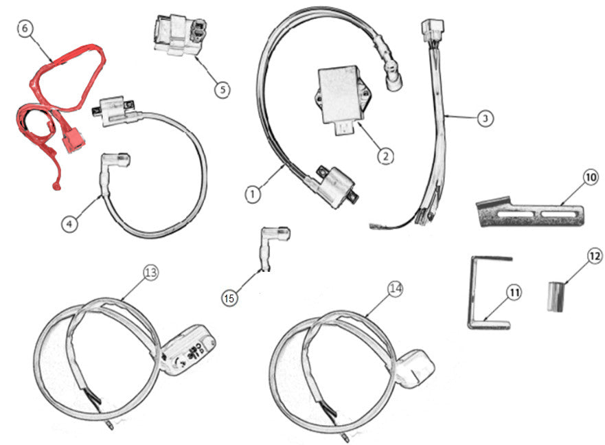 Wire harness - model 190 Daytona