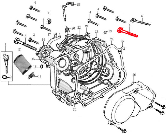 BOLT M6×85