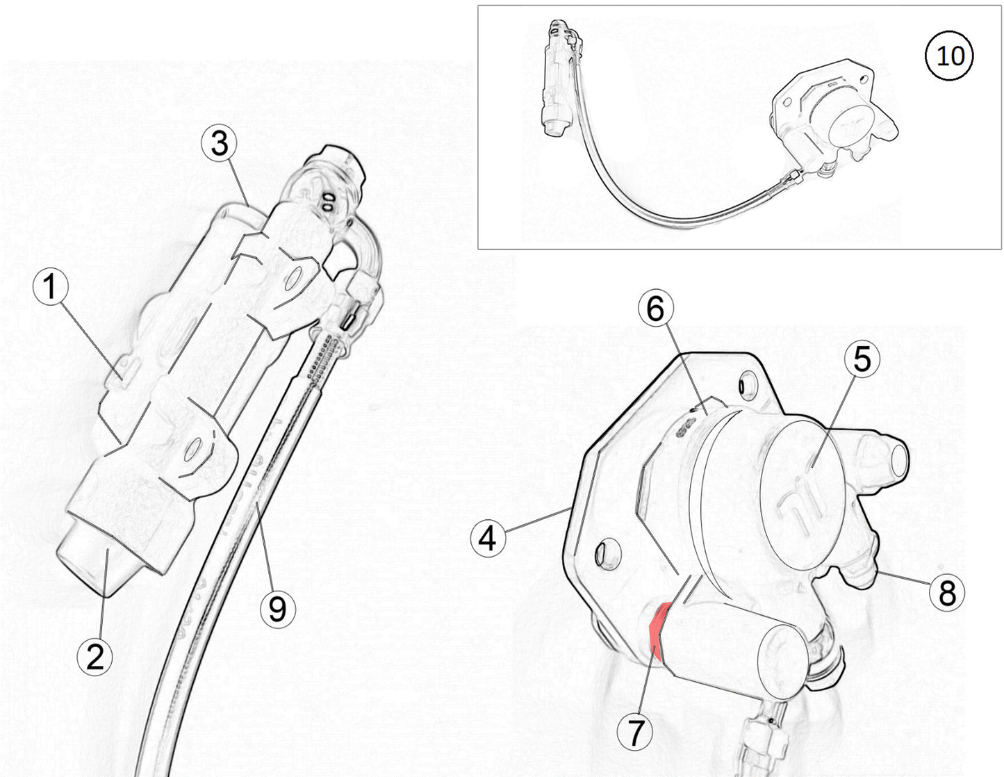 DUST PROTECTION REAR CALIPER