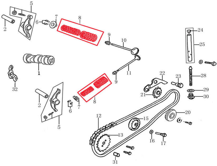 VALVE INNER  SPRING