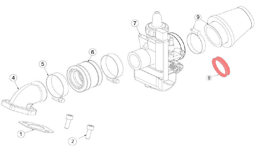 Filter adapter for 110 4S