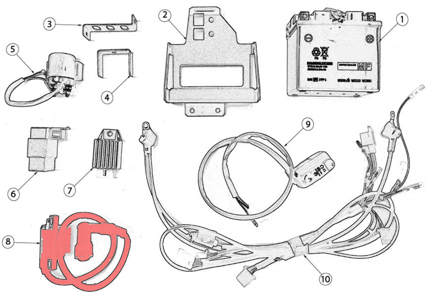 Ignition coil - model 110 A