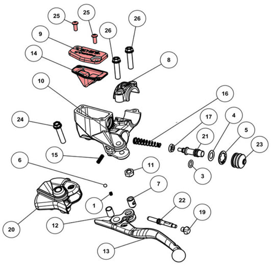 Brake fluid cap