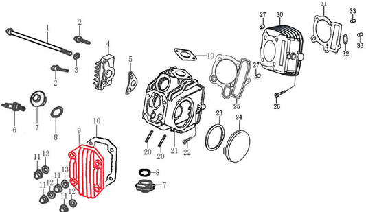 UPPER COVER CYLINDER HEAD