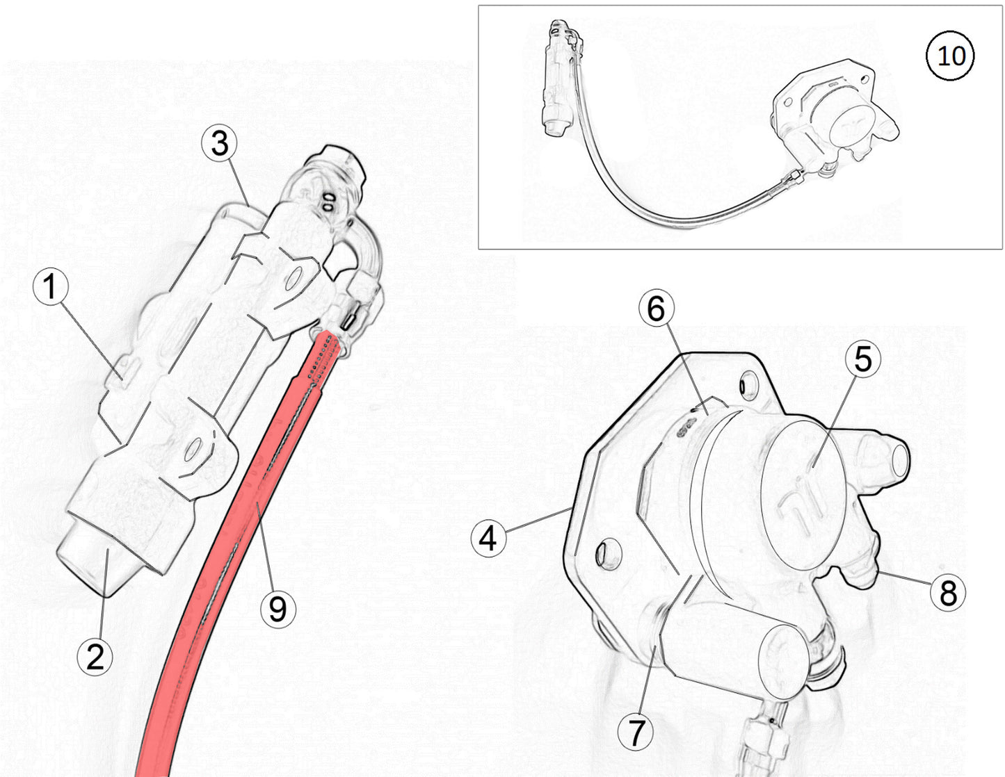 REAR BRAKE HOSE