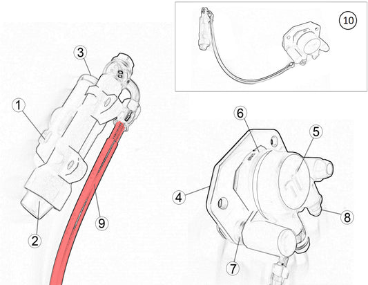 REAR BRAKE HOSE