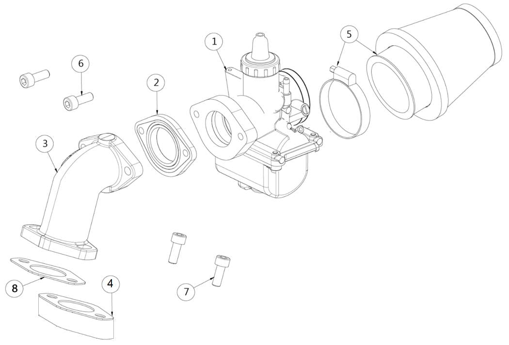 Inlet Spacer 110 Auto EVO