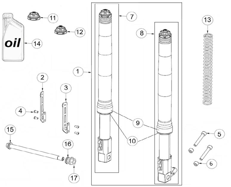 OHRacing Fork Oil Seal Set