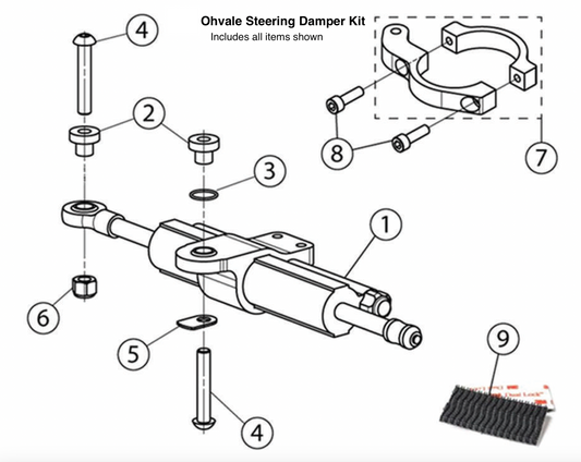 Ohvale Steering Damper Kit