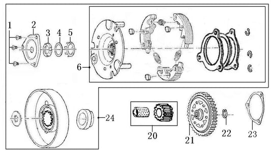 DRIVE DISK ASSEMBLY, PRIMARY CLUTCH
