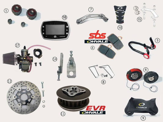 Alluminium Reverse gear lever kit