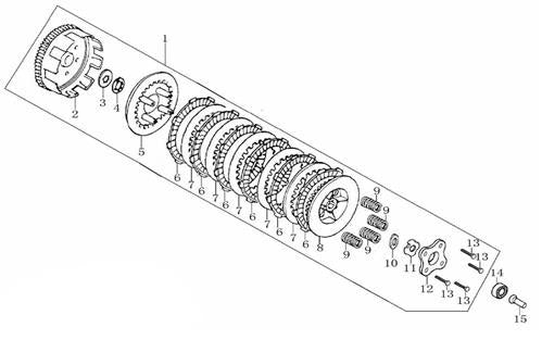 SET OUTER FRICTION DISK A - 160