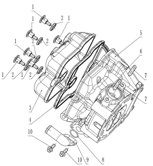 Upper Cover Cylinder Head
